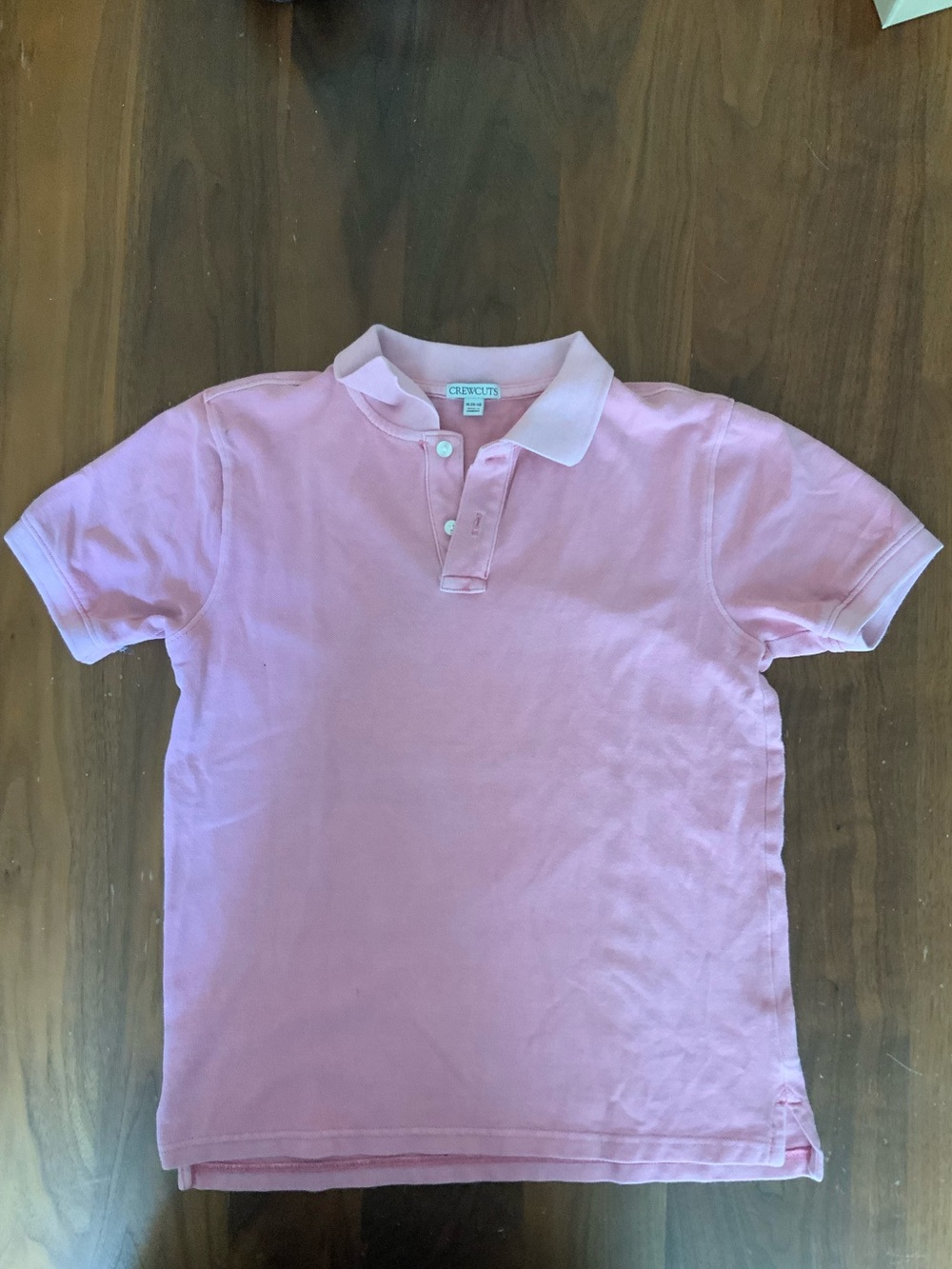 Crewcuts Boys Light Pink Short Sleeve Polo